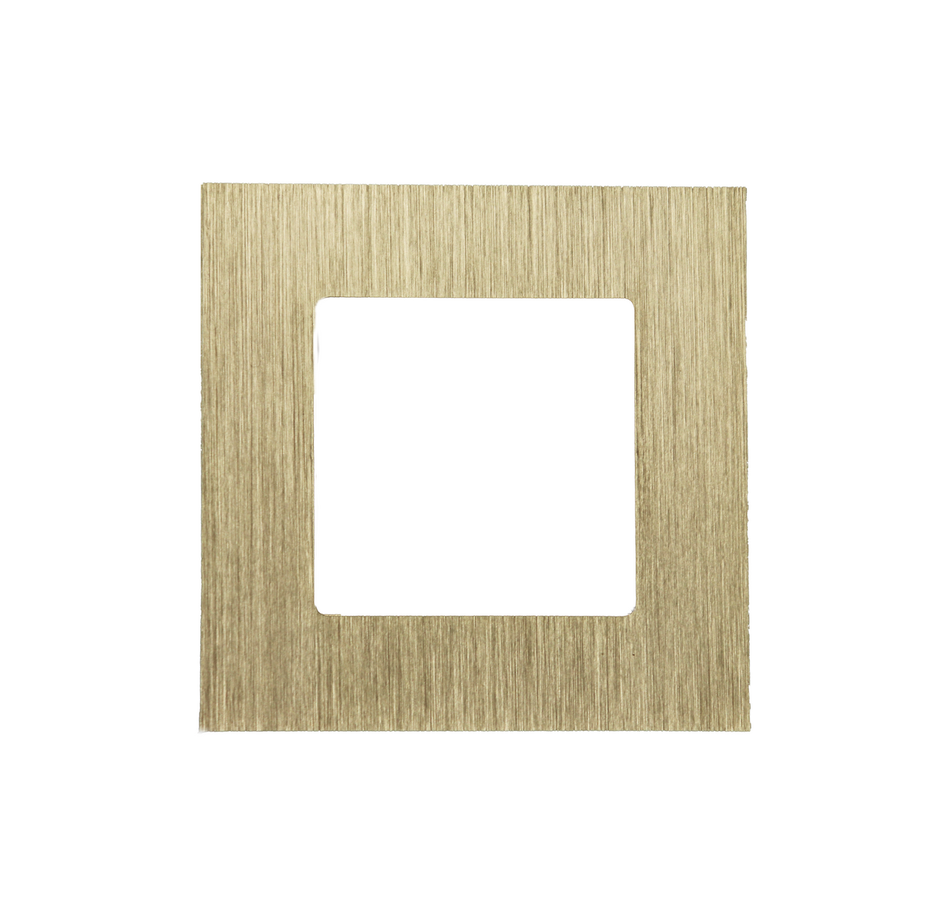 Gold brushed frame 