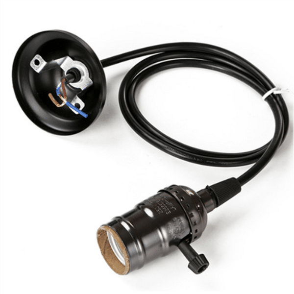 Titus Pearl Black Ceiling Hanging Light